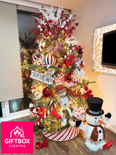 Cargar imagen en el visor de la galería, Árbol Navideño Candy Cane – Dulce Magia de Navidad