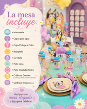 Cargar imagen en el visor de la galería, Paquete Bluey - Fiesta Infantil 50 Personas