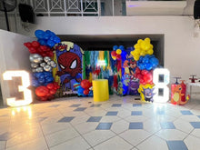 Cargar imagen en el visor de la galería, Backdrop Doble + Número led