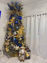 Cargar imagen en el visor de la galería, Arbolito Navideño en Renta – Estilo Royal Blue & Gold