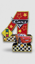 Cargar imagen en el visor de la galería, Piñata Cars Número 4 Personalizada