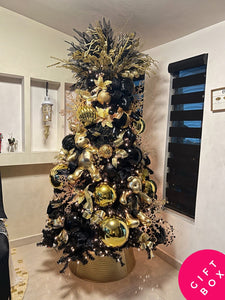 Arbol temático: “Black & Gold Royale”