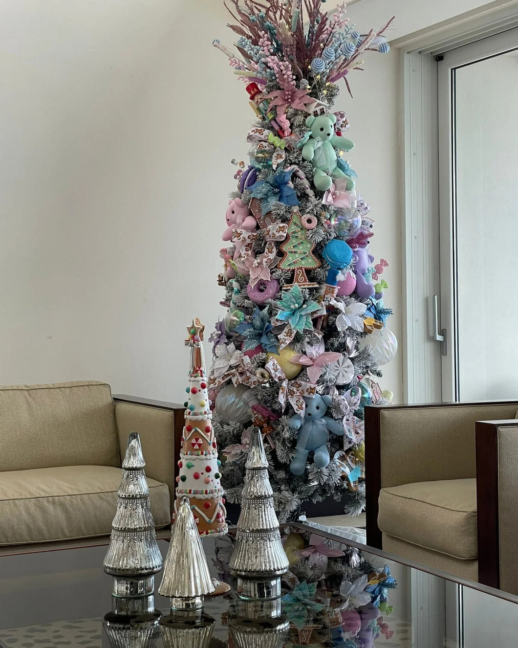 Arbol temático “Dulce Navidad Pastel