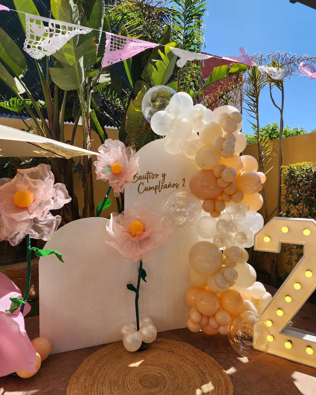 Backdrop Flores Gigantes