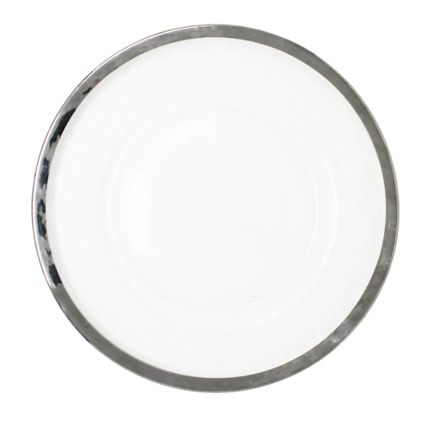 Transparente con Orilla Plateada [Renta]