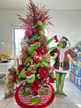 Cargar imagen en el visor de la galería, Arbolito Navideño en Renta – Estilo Grinch Santa
