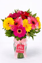 Cargar imagen en el visor de la galería, Jarrón de Gerberas Multicolor
