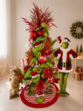 Cargar imagen en el visor de la galería, Arbolito Navideño en Renta – Estilo Grinch Santa
