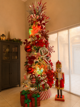 Cargar imagen en el visor de la galería, Arbolito Navideño en Renta – Estilo Neon Candy &amp; Cascanueces
