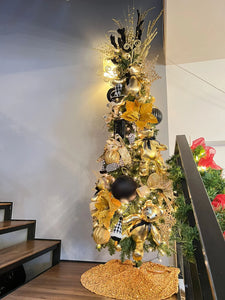 Arbol temático: “Black & Gold Teddy”