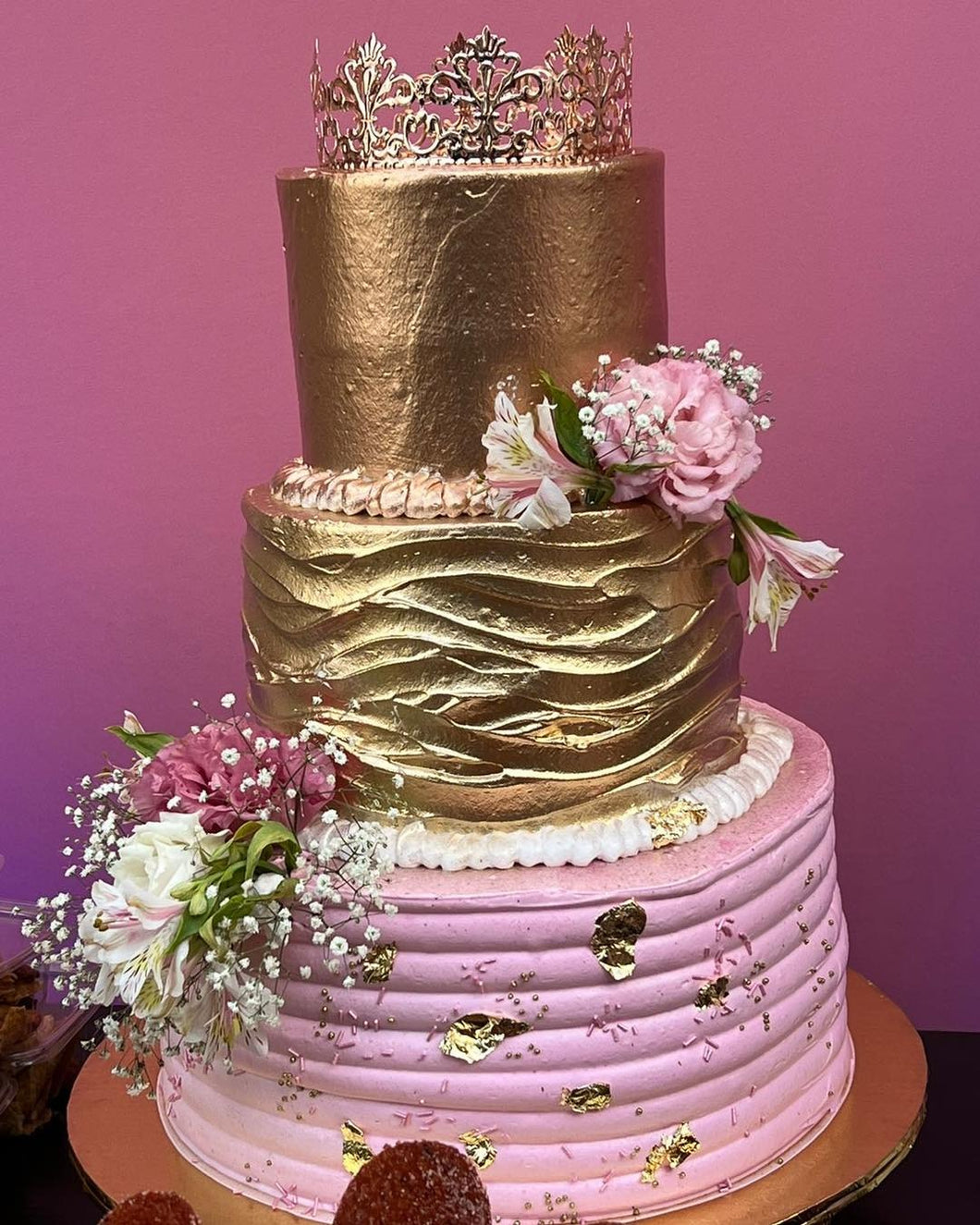 Cake Rose Gold - XV